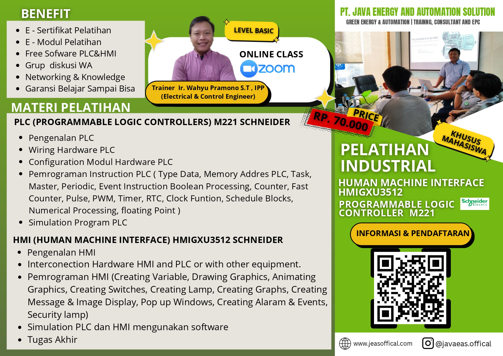klik barcode untuk pendaftaran